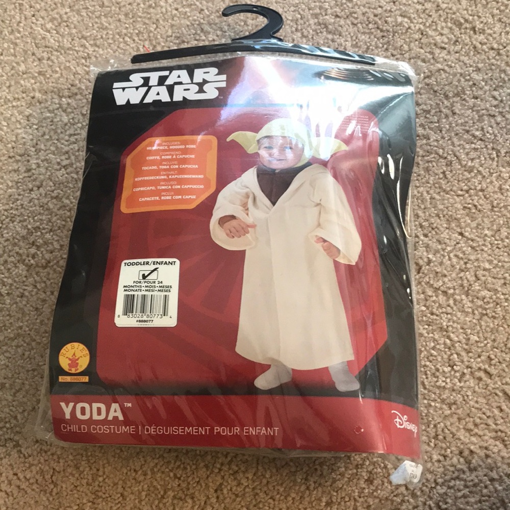 Star Wars yoda Little boys Halloween costume